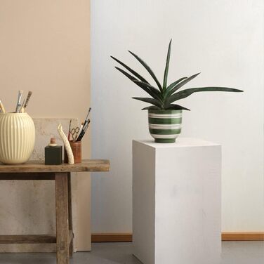 Цветочный горшок 15 см, зеленый Omaggio Kähler