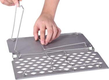 Титановый стол для гриля 278 x 235 x 130 мм. iBasingo