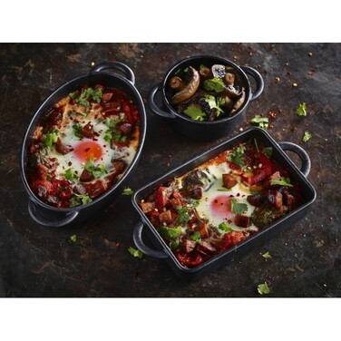 Каструля, 9х4 см, 170 мл, ефект чавуну, GenWare