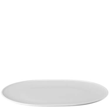 Блюдо овальне 33х26 см, біле ONO Weiß Thomas