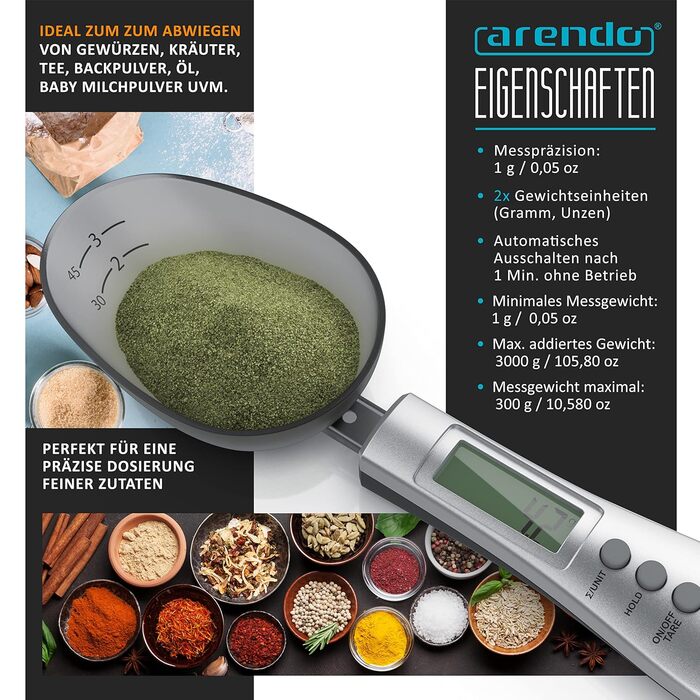 Електронна мірна ложка 300 г CSL-Computer