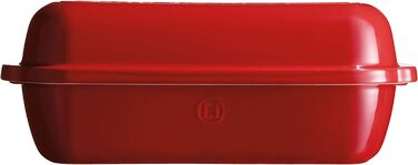 Форма для випікання хліба прямокутна, керамічна, 39x16,5x15 см червона Emile Henry