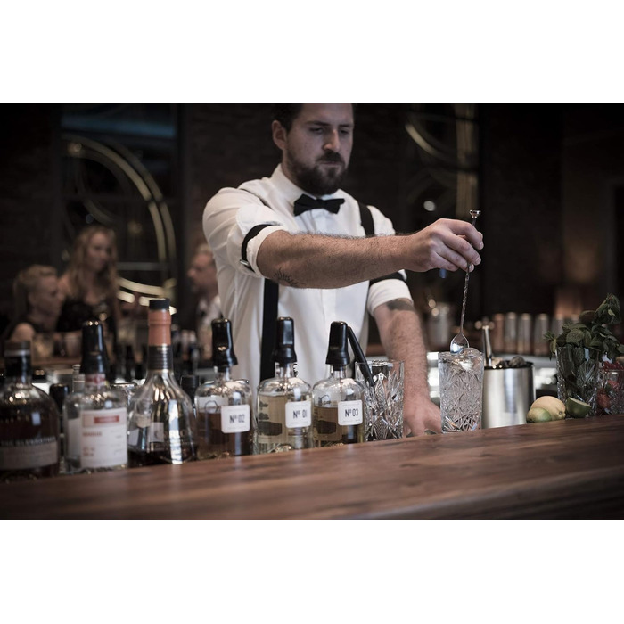 Набір для перемішування, склянка змішування 500 мл, барна ложка 27 см, ситечко/барне ситечко Buddy´s Bar