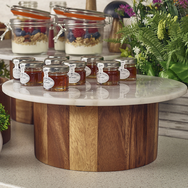 Миска деревянная 22.5*h 12 см, Acacia Wood, Genware