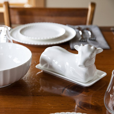 Ємність для вершків COW La Porcellana Bianca MUCCHINE, порцеляна, 12 х 7,5 см