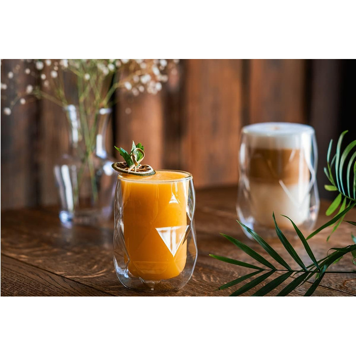 Набор из 2  чашек для кофе с двойными стенками 350 мл Konsimo