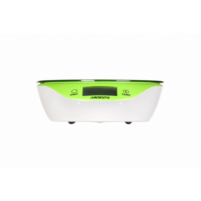 ARDESTO Ваги кухонні, 5кг, CR2032x1 в комплекті, пластик, зелений