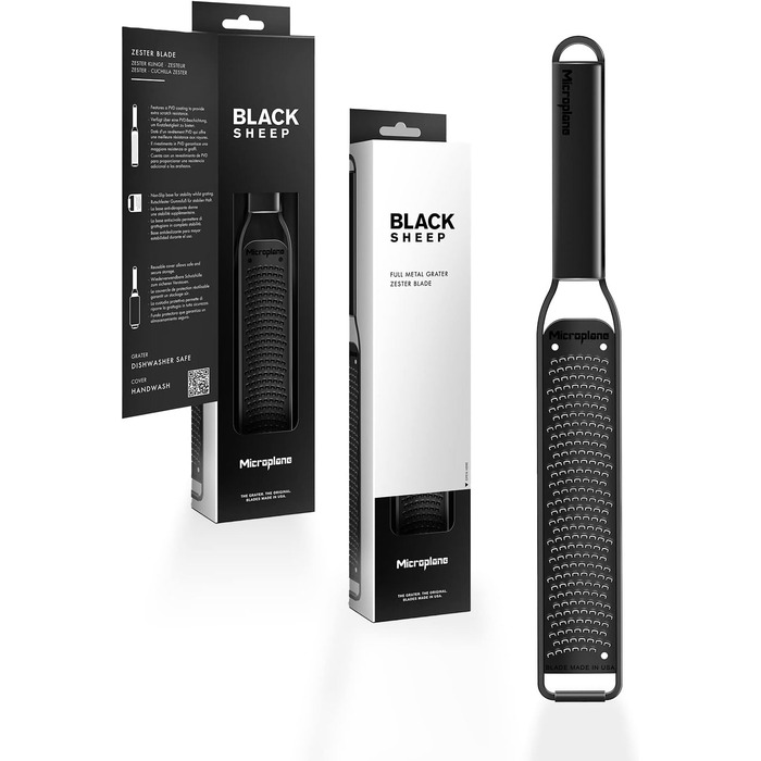 Терка для цитрусовых 31 см, черная Black Sheep Microplane