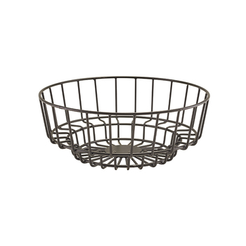 Корзина 25*10 см, черная, металлическая, GenWare