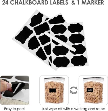 Набор емкостей для хранения 24 предмета Vialex