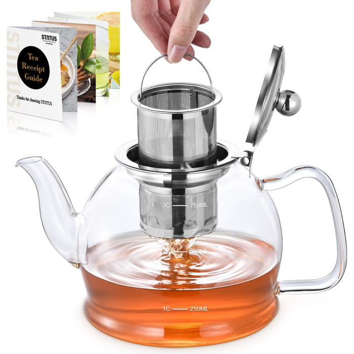 Чайник 1,2 л з ситечною вставкою STNTUS