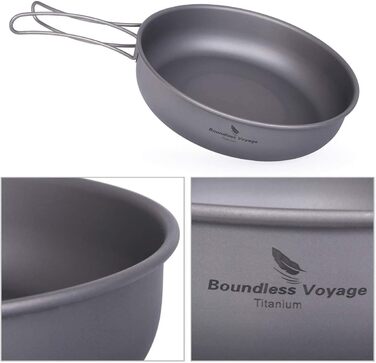 Титанова сковорода зі складною ручкою Ti15144B Boundless Voyage