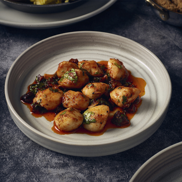 Тарелка с бортиком, 20.5*2,9 см, презентационная, Terra Stoneware Antigo Cinza, GenWare