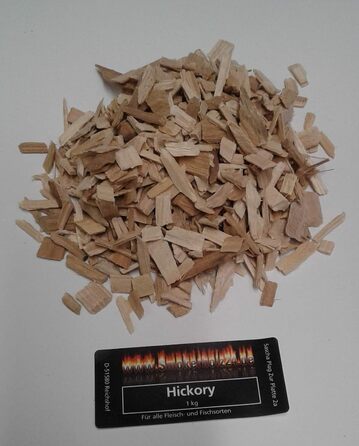 Треска из древесины гикори для копчения 1 кг www.Smokerholz24.de