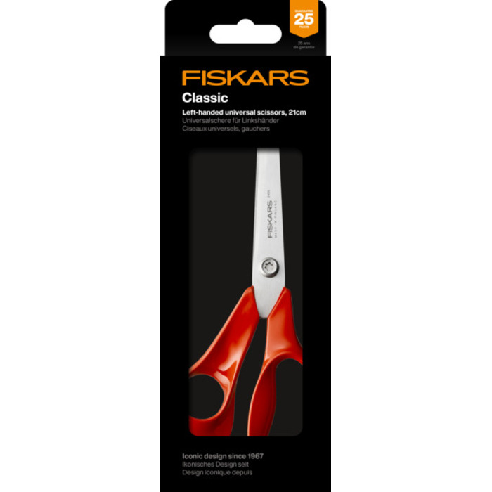 Ножиці Fiskars універсальні для шульги 21 см (1075035)