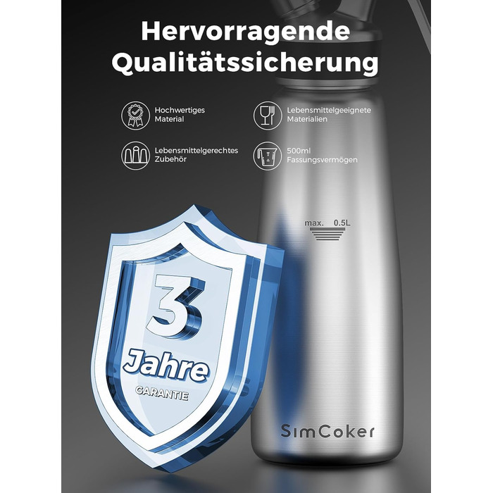 Диспенсер для вершків 500 мл SimCoker