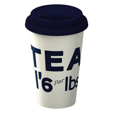 Кухоль дорожня CreativeTops Tea, з кришкою, фарфор, 350 мл