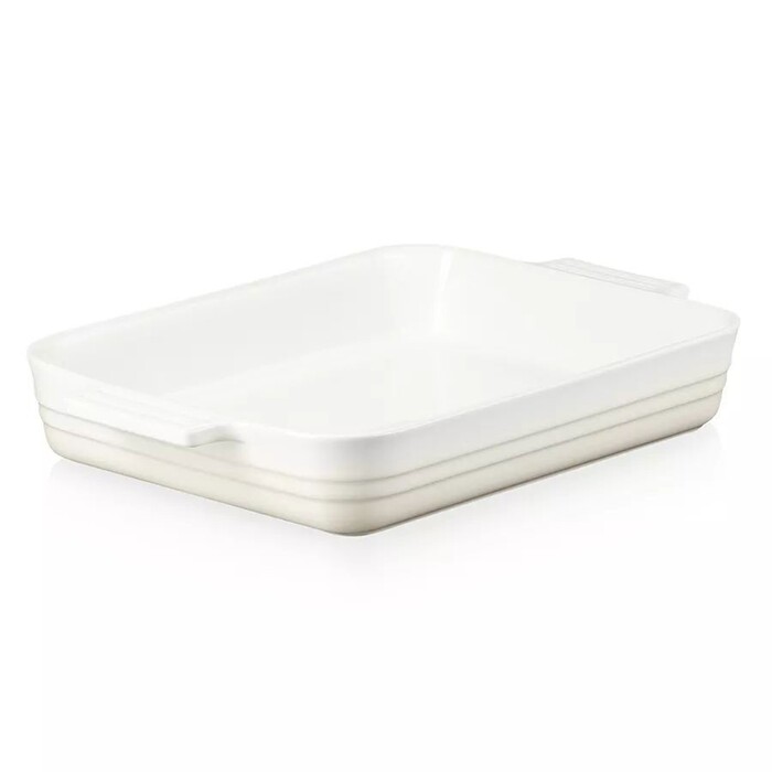 Блюдо для запікання 32х25 см Meringue Le Creuset