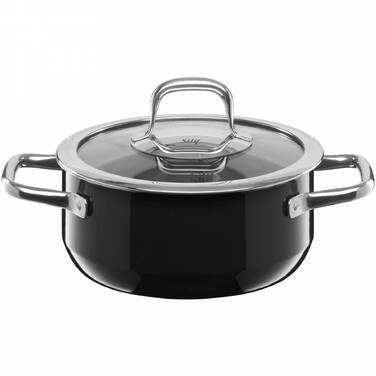 Каструля 18 см, чорна Compact Silit