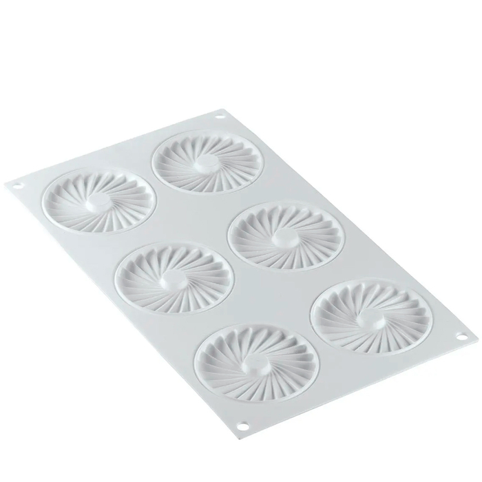 PLISSÉ 23 Форма силіконова 1 шт. Ø75 h7,7 mm, 23 ml x 6 tot. 138 ml;