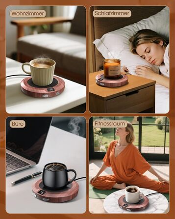 Подогреватель чашек до 75C, 3 уровня температуры MXMZHXU