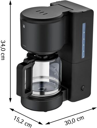 Кавомашина 1,25 л з фільтром, чорна Stelio WMF