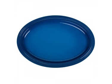 Блюдо сервіровки овальне 46 см, синє Marseille Le Creuset