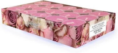 Ароматичні чайні свічки Pajoma 90, 3x30 шт. , ароматичні свічки, багато ароматів на вибір, висота 1,5 см, Ø 3,5 см (квітка троянди, 30)