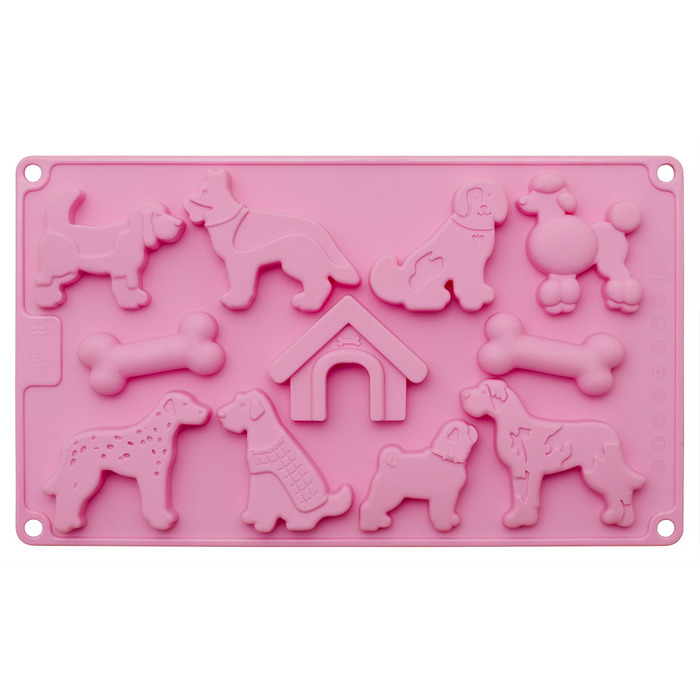 Форма для кексів у вигляді собак, 17,5 x 29,5 x 1,5 см, RBV Birkmann