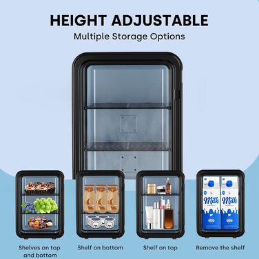 Мини-холодильник 10 л черный Enventor