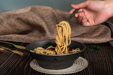 Титанова тарілка для кемпінгу 800 мл Boundless Voyage