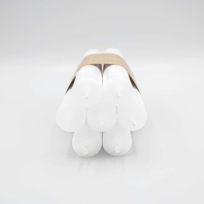 Набір з 7 конічних свічок 2,2 х 18 см, білий Infinity Boxs