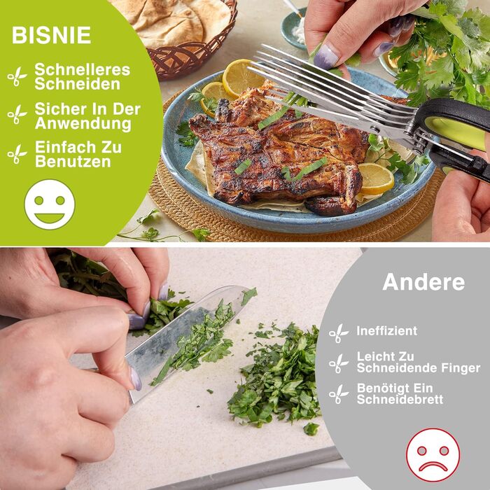 Кухонні ножиці з 5 лезами BISNIE