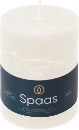 Свічка Spaas Rustic Pillar 80/110 мм 65 шт. - (Біла)