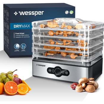 Дегідратор на 5 полиць, 240 Вт Wessper