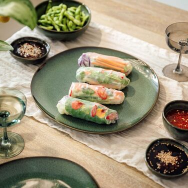 Сервірувальна тарілка 31,8 х 31,5 см зелена Lave Villeroy & Boch