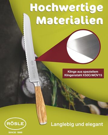 Ніж для хліба 22 см Artesano Rosle