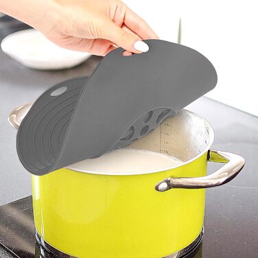 Кришка  із силіконовим захистом від википання 29 см LURNODY