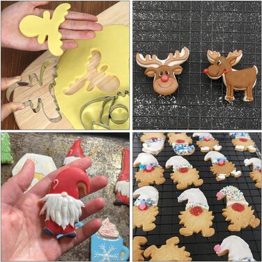 Різдвяні формочки для печива з 4 частин Epokus