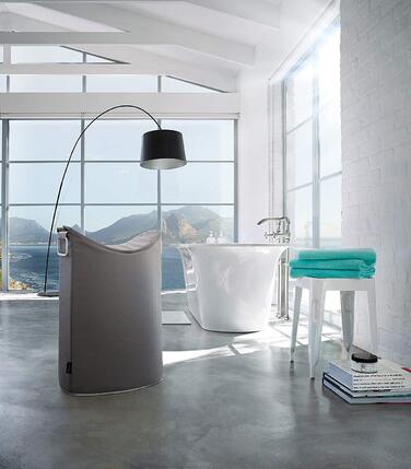 Кошик для білизни вузька темно-сірий Frisco Blomus