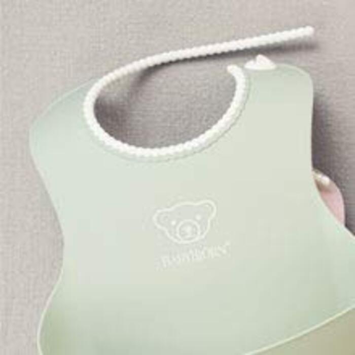 Слюнявчики для дітей 2 предмета, блідо-зелений BabyBjörn