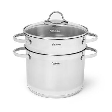 Каструля з друшляком Fissman GABRIELA 20x14,5 см на 4,5 л (5097)