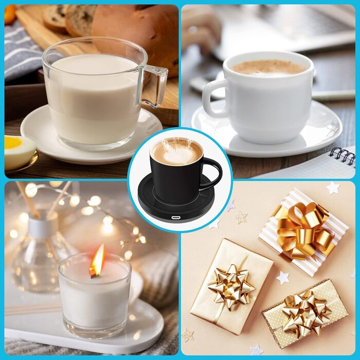 Електричний підігрівач для чашок 19 Вт, чорний BESTINNKITS