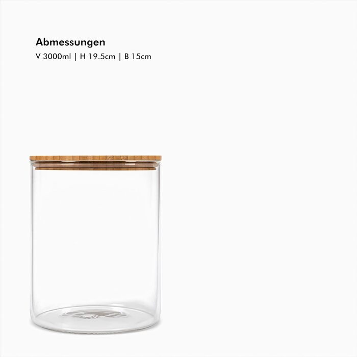 Емкость для хранения продуктов 3000 мл, KIVY