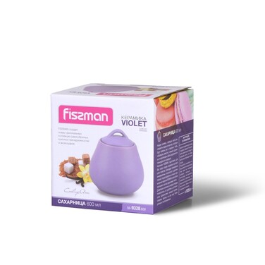 Сахарница Fissman 600 мл лиловый (9328)