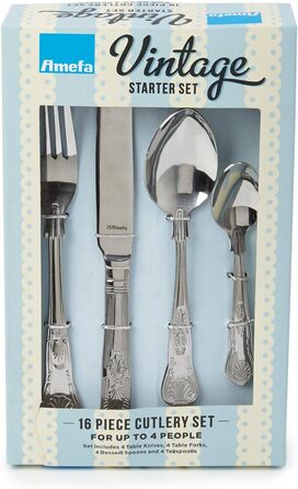 Набор столовых приборов из нержавеющей стали, 16 предметов Amefa