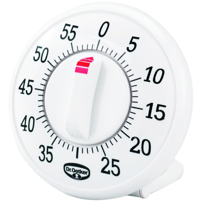 Таймер кухонний механічний на 60 хв Back - Helfer Dr. Oetker