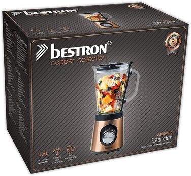 Блендер с двумя настройками скорости и импульсной функцией 1,5 л 500 Вт Bestron
