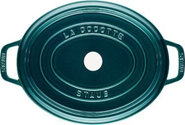 Кастрюля / жаровня 31 см с крышкой овальная La Mer Staub