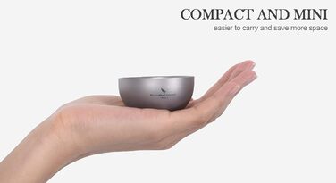 Титанові чаші для кемпінгу 2 шт. iBasingo